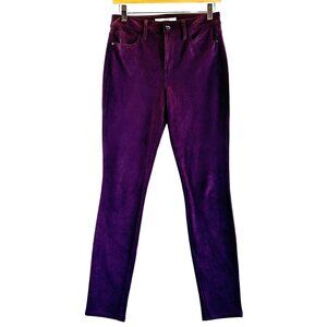 Sam Edelman Pants Womens Size 0 25 Burgundy The Stiletto High Rise Skinny Ankle